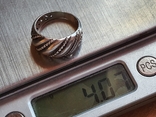 Кольцо серебро 925 проба. Размер 17.5, фото №8