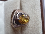 Советский женский перстень. Серебро 875 проба. Размер 1, фото №8