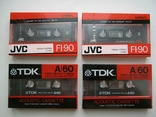 TDK A-60 и JVC FI-90 (4 аудиокассеты), фото №2