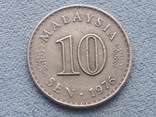 Малайзия 10 сенов 1976 года, фото №2