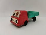 Машинка грузовик СССР ОТК металл пластмасса 13 см. грузовая машина, фото №2