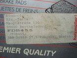 FERODO FDB455 Комплект тормозных колодок CITROEN PEUGEOT, numer zdjęcia 4