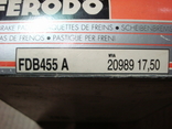 FERODO FDB455 Комплект тормозных колодок CITROEN PEUGEOT, numer zdjęcia 5