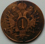 Австрия 1 Крейцер 1800 год, фото №2