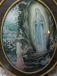 Старинная икона "Madonna l'immaculee conception", XIX век, Германия, фото №3