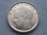 Бельгия 1 франк 1991 года, фото №3