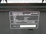 Kenwood KA-D1100EX - Мощный стереоусилитель со встроенным ЦАПом (D\A Converter), фото №7