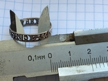 Спаси и сохрани два кольца 925пр. диам 18 и 20 мм., фото №11