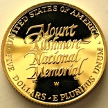 США 5 долларов 1991 г.  Мемориал Рашмор Пруф, фото №3