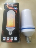 Лампа LED Flame Bulb GTM с эффектом пламени огня E27, фото №3