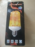 Лампа LED Flame Bulb GTM с эффектом пламени огня E27, фото №4