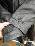 Большая утеплённая мужская кожаная куртка M.FLUES. Германия. Лот 955, фото №5