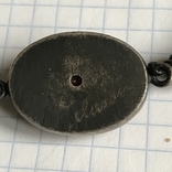 Колье серебро 925 ,натуральный камень сердолик, фото №4