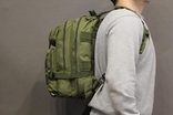 Тактический (городской) рюкзак с системой M.O.L.L.E олива, фото №7
