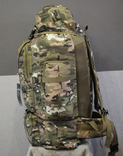 Тактический туристический рюкзак с системой M.O.L.L.E на 70л. (Мультикам)), photo number 4