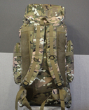 Тактический туристический рюкзак с системой M.O.L.L.E на 70л. (Мультикам)), photo number 5