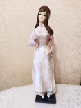 Винтажная коллекционная интерьерная паричковая кукла с историей, фото №3