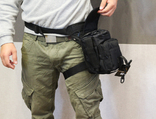 Тактическая универсальная (набедренная) сумка Swat черный, фото №4