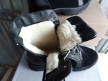 Ботинки кожаные зимние на натуральном набивном меху., фото №3