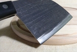 Сербский кованый нож 17.2 см с ножнами из натуральной кожи, фото №7