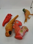 Целулоїд + СРСР іграшки в пісочниці папуга півник іволга один лот, фото №3