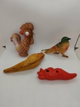 Целулоїд + СРСР іграшки в пісочниці папуга півник іволга один лот, фото №5