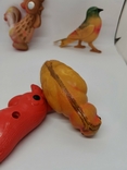 Целулоїд + СРСР іграшки в пісочниці папуга півник іволга один лот, фото №6