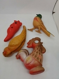 Целулоїд + СРСР іграшки в пісочниці папуга півник іволга один лот, фото №7