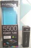Павер Банк / Power Bank Mipow Power Tube SP5500 мАh + фонарик - чёрный, numer zdjęcia 3