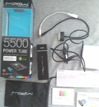 Павер Банк / Power Bank Mipow Power Tube SP5500 мАh + фонарик - чёрный, numer zdjęcia 4