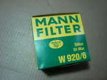 MANN-FILTER W 920/6 Масляный фильтр DODGE FORD JEEP LADA LANCIA MG RENAULT SEAT TOYOTA, фото №4