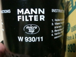 MANN-FILTER W 930/11 Масляный фильтр FORD, фото №6