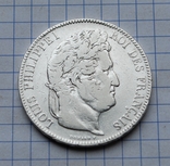 5 франков 1843 г., фото №3