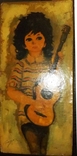 Девушка с гитарой (подпись Гинза), фото №2
