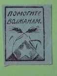 Алтай, Бийск 1921 Помощь голодающим Поволжья. Помогите волжанам. Непочтовая марка, фото №2