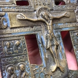 Хрест з емалями "Розп"яття Христове з предстоящими", фото №11