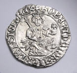 Король Неаполю Роберт І «Мудрий» (1309-1343рр.), срібний джильято 1309-1317рр., м.Неаполь, фото №3