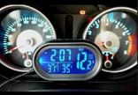 Автомобильные часы с термометром и вольтметром VST 7009 V, numer zdjęcia 4