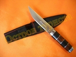 Нож туристический Columbia K-30 с чехлом, фото №2