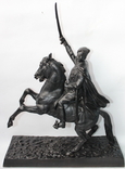 «В. И. Чапаев на коне» скульптор Баландин Н. А. Касли 1951г., фото №2