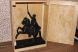 «В. И. Чапаев на коне» скульптор Баландин Н. А. Касли 1951г., фото №6