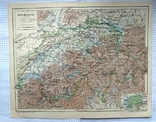 Карта Швейцария Изд. до 1917 г., фото №3
