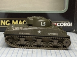  Corgi Sherman Tank Old Militaria Toy Car Army Old Metal Diecast Usa, фото №13