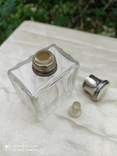 Хрустальный парфюмерный флакон в серебре, фото №5