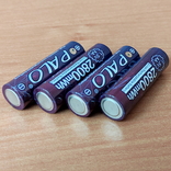 Пальчиковые аккумуляторы АА на 1,5 вольта - 4 шт. + зарядное, photo number 5