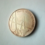 Португалия 500 эскудо 1998 г. (серебро) - Мост Васко да Гамы, фото №3