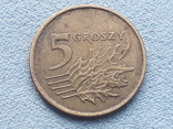 Польша 5 грошей 1998 года, фото №2
