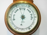 84 см F.P.WellS Старовинний англійський барометр з термометром, фото №7