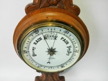 84 см F.P.WellS Старовинний англійський барометр з термометром, фото №10