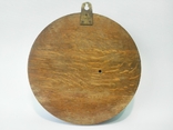 29 см Старинный английский барометр в резном дубовом корпусе, фото №4